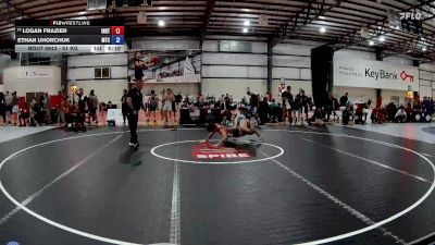 61 kg Champ. Round 3 - Logan Frazier, Indiana RTC vs Ethan Uhorchuk, Minion Training Center