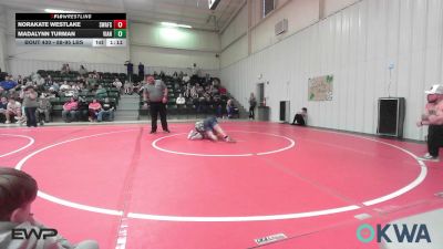 88-95 lbs Rr Rnd 4 - NoraKate Westlake, Spartan Wrestling Fort Smith vs Madalynn Turman, Vian Wrestling Club