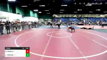 220 lbs Consolation - Bryce Gadson, NC vs Logan Webster, GA