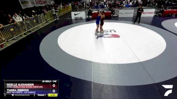 145 lbs Round 1 - Noelle Alexander, Maria Carrillo High School Wrestling vs Tiarra Bibbens, Beat The Streets - Los Angeles
