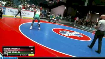 1 lbs Cons. Semi - Colton Hardeman, Eagle`s Landing Christian vs Antonio Benjamin, Dublin