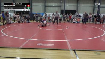 115 lbs Final - Xander Insley, Littlestown vs Gavin Lease, Hanover