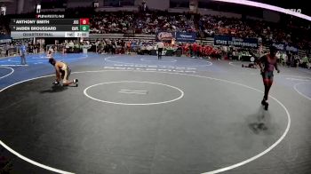 D 3 190 lbs Quarterfinal - Anthony Smith, John Curtis Christian vs Jaiden Broussard, Kaplan