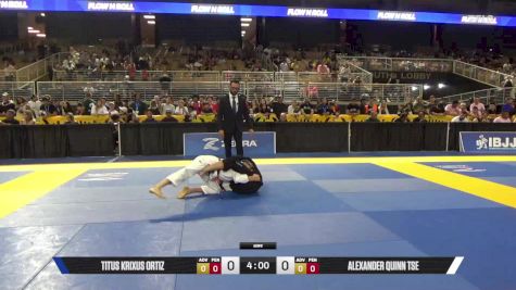 Titus Krixus Ortiz vs Alexander Quinn Tse 2025 Pan Kids Jiu-Jitsu IBJJF Championship