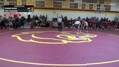 125 lbs Champ. Round 1 - Connor Jeong, Santa Rosa Junior College vs Troy Valentine, Lassen College