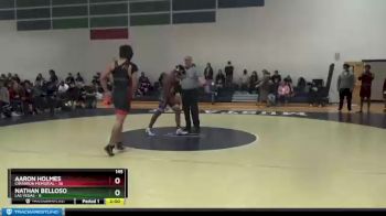 145 lbs Finals (2 Team) - Aaron Holmes, Cimarron Memorial vs Nathan Belloso, Las Vegas