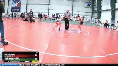 72 lbs Rd# 5- 3:45pm Friday Final Pool - Nick Rubio, No Escape vs Braylon Butts, NCWAY National Team