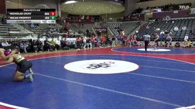 6A 150 lbs Cons. Semi - Micah Proffitt, Little Rock Central High School vs Nicholas Cichy, Rogers High School