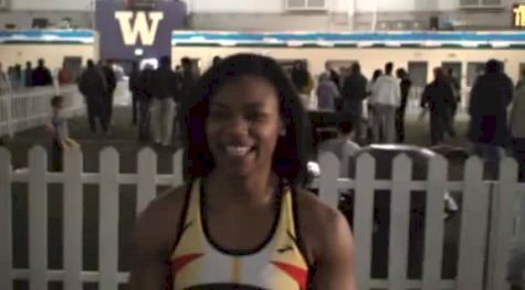 Dezerea Bryant nation leading 60m champ 2011 Brooks PR Invite