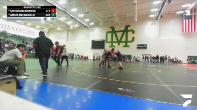 285 lbs Cons. Round 3 - Christian Barrios, Citrus Valley vs Angel Delgadillo, Jordan