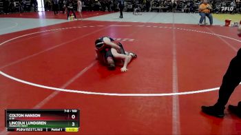160 lbs Cons. Round 2 - Colton Hanson, K-W vs Lincoln Lundgren, Mankato West