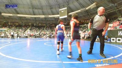 100 lbs Consi Of 16 #2 - Benito Delgado, Red Cobra Westling Academy vs Warren Hoffschneider, Bear Cave