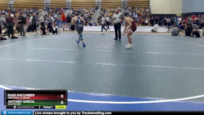 174 lbs Cons. Round 2 - Antonio Garcia, UNATTACHED vs Kash Macumber, Wisconsin-La Crosse