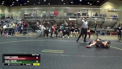 70 lbs Cons. Round 2 - Isaac Kruse, Archbold Wrestling Club vs Casey Harris, Contenders Wrestling Academy