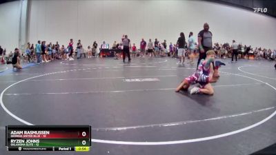 60 lbs Semis (4 Team) - Adam Rasmussen, Georgia United Blue vs Ryzen Johns, Oklahoma Elite