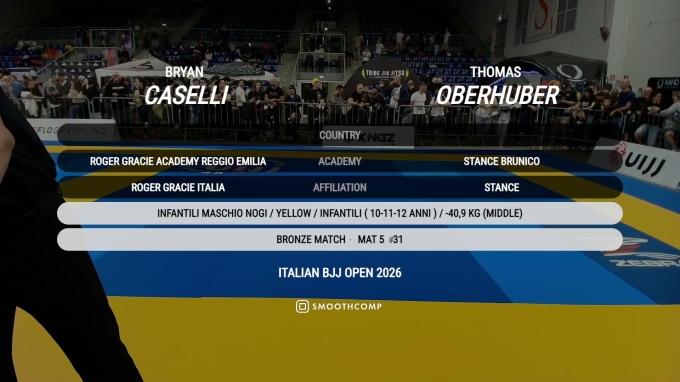 Thomas Caselli THOMAS OBERHUBER S vs Bryan Caselli 2026 UIJJ ITALIAN BJJ OPEN