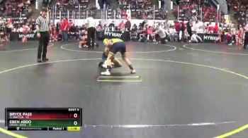 110 lbs Semis & 1st Wrestleback (8 Team) - Eben Abdo, Grand Ledge vs Bryce Pass, Clarkston