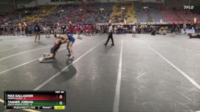 125 lbs Quarters & 1st Wb (16 Team) - Max Gallagher, Pennsylvania vs Tanner Jordan, South Dakota State