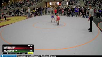 62 lbs Cons. Round 2 - Lucas Romine, Red Devil Mat Club vs Jackson Mackie, Lebanon Mat Club