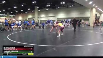 126 lbs Quarters & Wb (16 Team) - Shania Wear, Nebraska Tidal Wave vs Maddie Johnson, STL Green