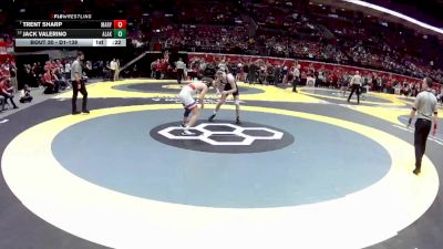 D1-138 lbs Cons. Round 2 - Trent Sharp, Marysville vs Jack Valerino, Avon Lake