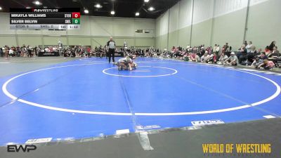 110 lbs Rr Rnd 1 - Mikayla Williams, Storm Wrestling Center vs Silver Belvin, Shelton Wrestling Academy 7-12