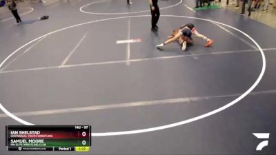 97 lbs Cons. Round 4 - Ian Shelstad, Centennial Youth Wrestling vs Samuel Moore, MN Elite Wrestling Club