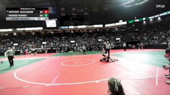 110 lbs Champ. Round 2 - Anthony Alexander, MFJ3 vs Hunter Forney, DONA