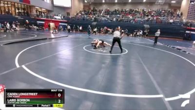 175 lbs Quarterfinal - Laird Borbon, Austin Lake Travis vs Caden Longstreet, Carl Albert