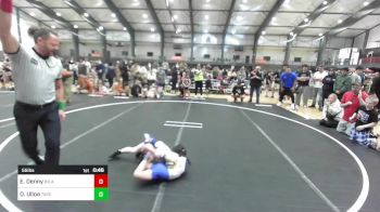 55 lbs Quarterfinal - Ean Denny, Inland Northwest Training Center vs Olivia Ulloa, Takedown Express W/C