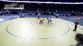 II-110 lbs Cons. Round 3 - Mason Vanderhoff, Thomas A Edison vs Nathan Jacoby, Collegiate School