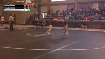 144 lbs Cons. Round 3 - Cooper Berry, Central vs Kaleb Henne, Central