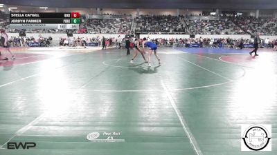 113 lbs Consolation - Stella Caygill, Bixby JH Girls vs Jordyn Farmer, Ponca City LadyCat Wrestling