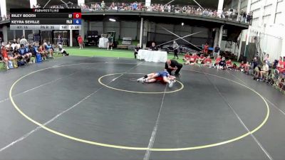 95 lbs Riley Booth, Kentucky vs Keyra Seville, Pennsylvania Red