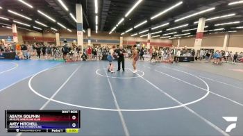 190 lbs Quarterfinal - Asaiya Golphin, NB Elite Wrestling Club vs Avey Mitchell, Borger Youth Wrestling