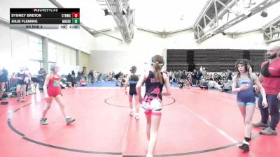 70 lbs Rr Rnd 3 - Sydney Breton, CT Whale Orca vs Julie Fleming, Lady Assassins