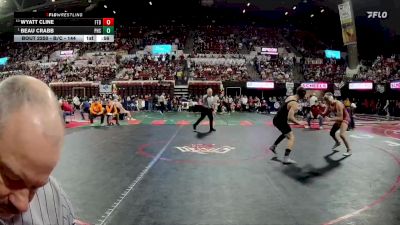 Cons. Round 2 - Wyatt Cline, Fort Benton vs Beau Crabb, Plains / Hot Springs