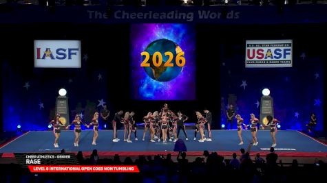 Cheer Athletics - Denver - Rage [2026 L6 International Open Coed Non Tumbling Semis] 2026 The Cheerleading Worlds