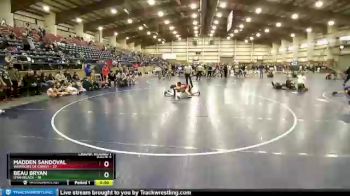 92 lbs Champ Round 1 (16 Team) - Beau Bryan, Utah Black vs Madden Sandoval, Warriors Of Christ