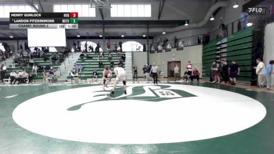 190 lbs Champ. Round 2 - Landon Fitzsimmons, Mount Saint Charles Academy vs Henry Gunlock, The Heights