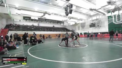 115 lbs Cons. Round 2 - Kassandra Martinez, Ontario vs Jianna Lee, La Canada