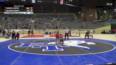 120 lbs Cons. Round 2 - Camara Carter, Dupont Manual vs Lillianah DeWitt, Fort Campbell