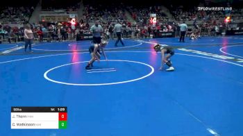 58 lbs Quarterfinal - Jackson Thorn, PINnacle vs Chase Watkinson, Hammerin Hawks
