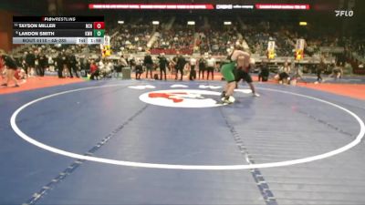 4A-285 lbs Champ. Round 1 - Tayson Miller, Natrona County vs Landon Smith, Kelly Walsh