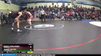 160 lbs Cons. Round 2 - Kaiden Palmer, Lake Roosevelt vs Brody Schillinger, Davenport