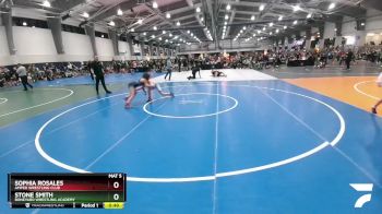 110 lbs Cons. Round 3 - Sophia Rosales, Amped Wrestling Club vs Stone Smith, Boneyard Wrestling Academy