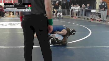 126 lbs Quarterfinal - Nadira Beye, Taunton vs Kiernan Coyle, Bristol-Plymouth