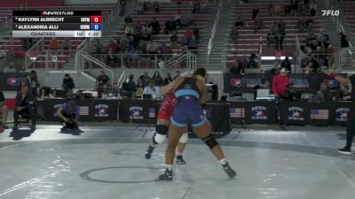 72 kg Quarters - Kaylynn Albrecht, USOPTC/ TMWC vs Alexandria Alli, USOPTC WM