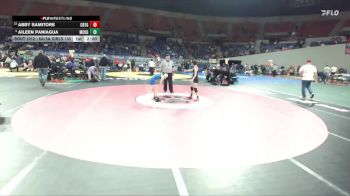 6A/5A Girls 105 Champ. Round 1 - Abby Samitore, Crater Girls vs Aileen Paniagua, McKay Girls