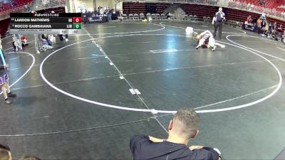 110 lbs 3rd Place Match - Landon Mathews, Nebraska Boyz vs Rocco Gambaiana, Ashland-Greenwood Jr Wrestling